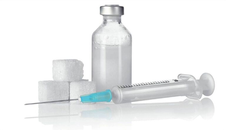 Injeções de insulina - o principal tratamento do diabetes tipo 1